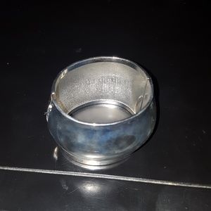 Silver bracelet cuff